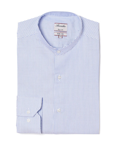 Chemise CM fit Oxford rayé ciel N8