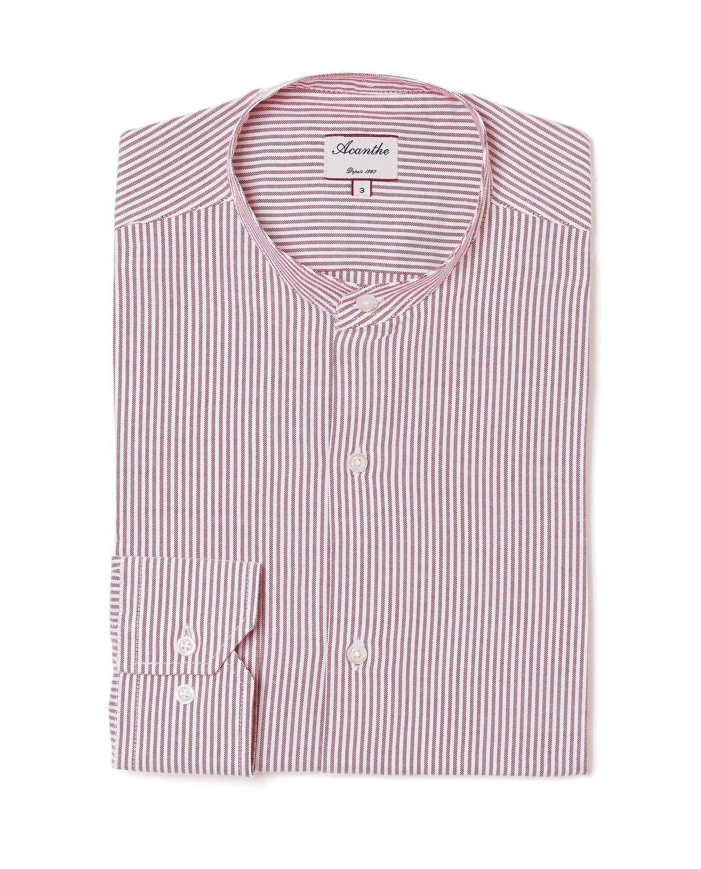 Chemise CM regular Oxford rayé rouge N9
