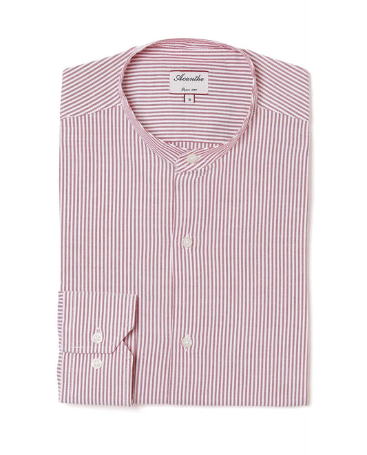 Chemise CM regular Oxford rayé rouge N9