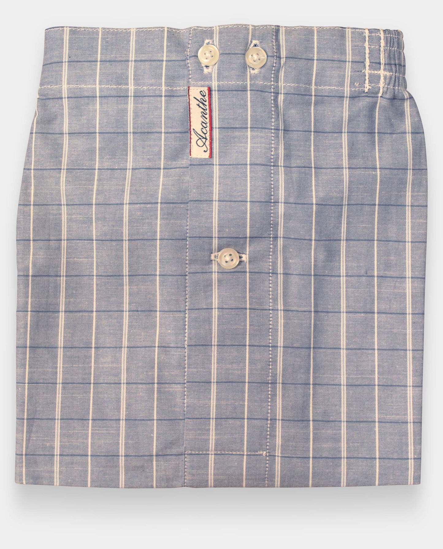 Caleçon carreau marine