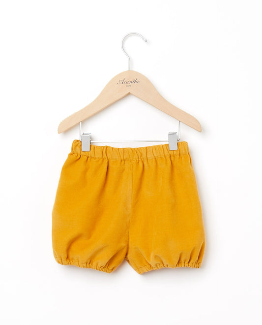 bloomer velours Jaune