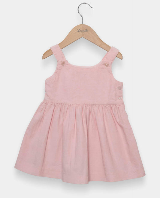 robe velours Rose