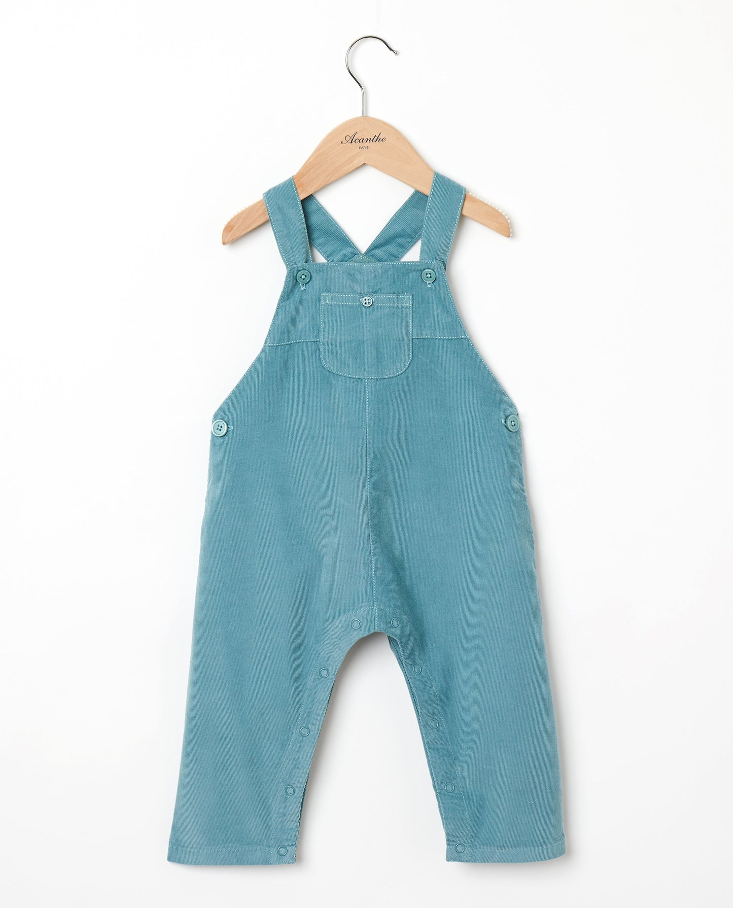 salopette velours Vert