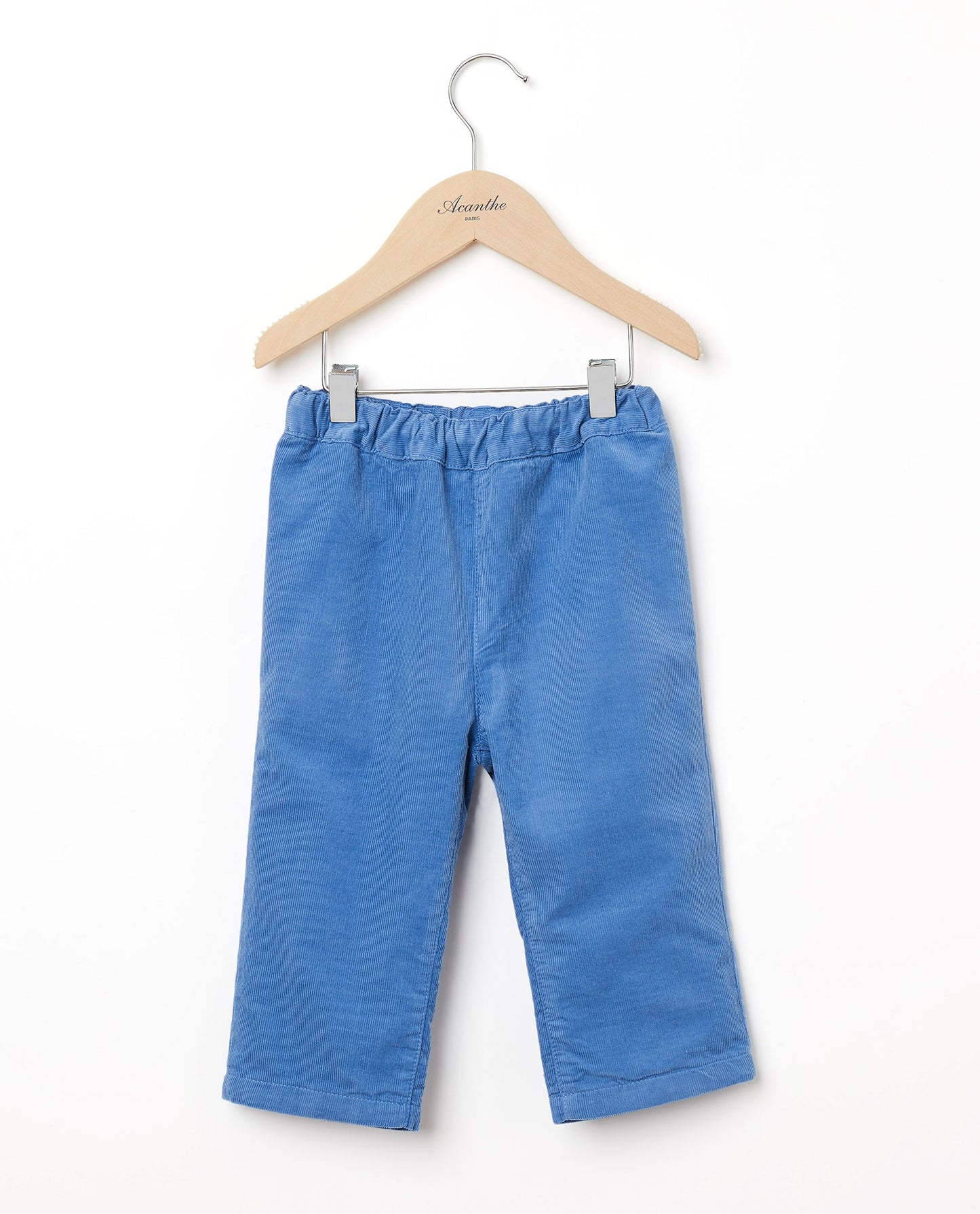 pantalon velours Bleu