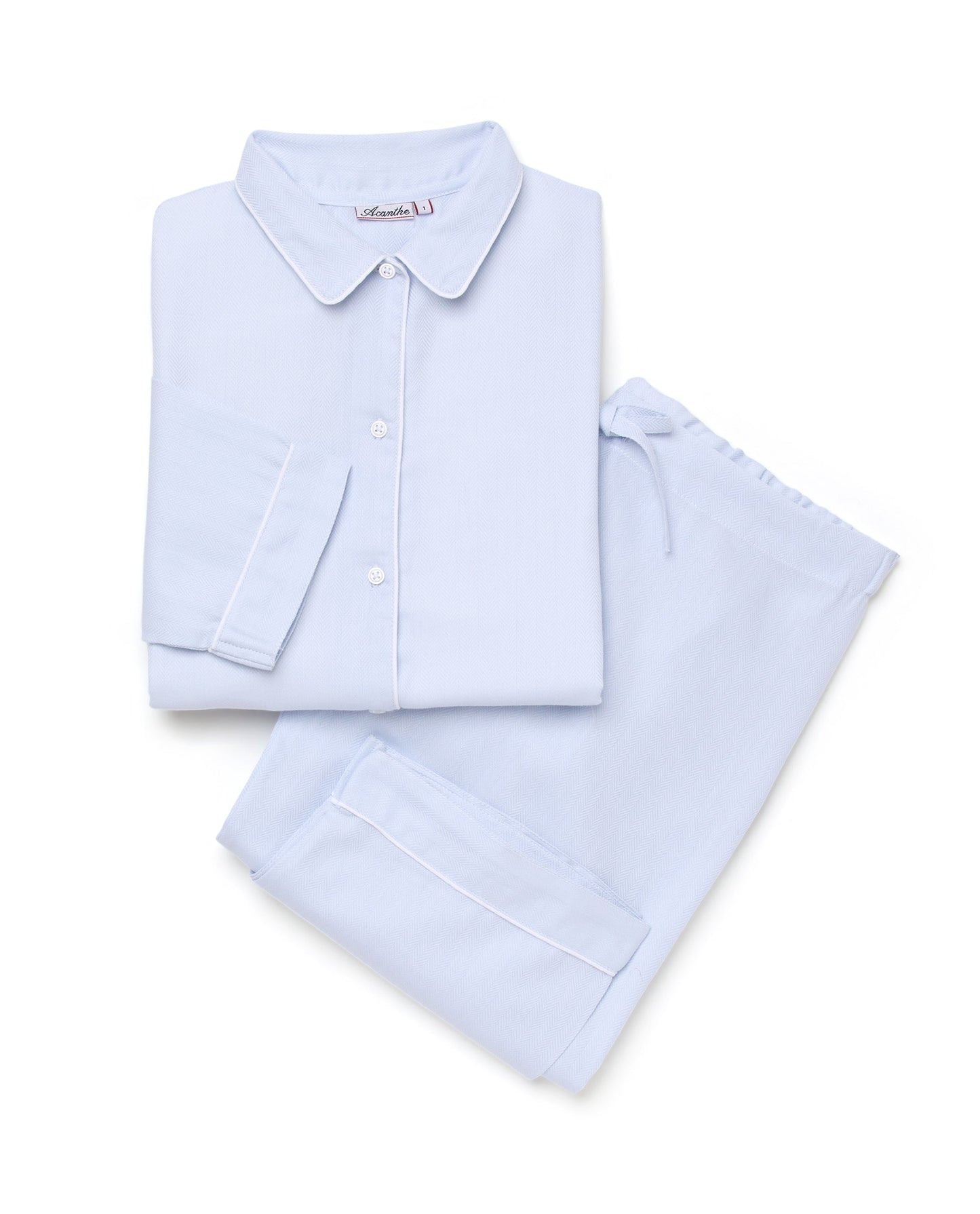 pyjama ml Chevron ciel