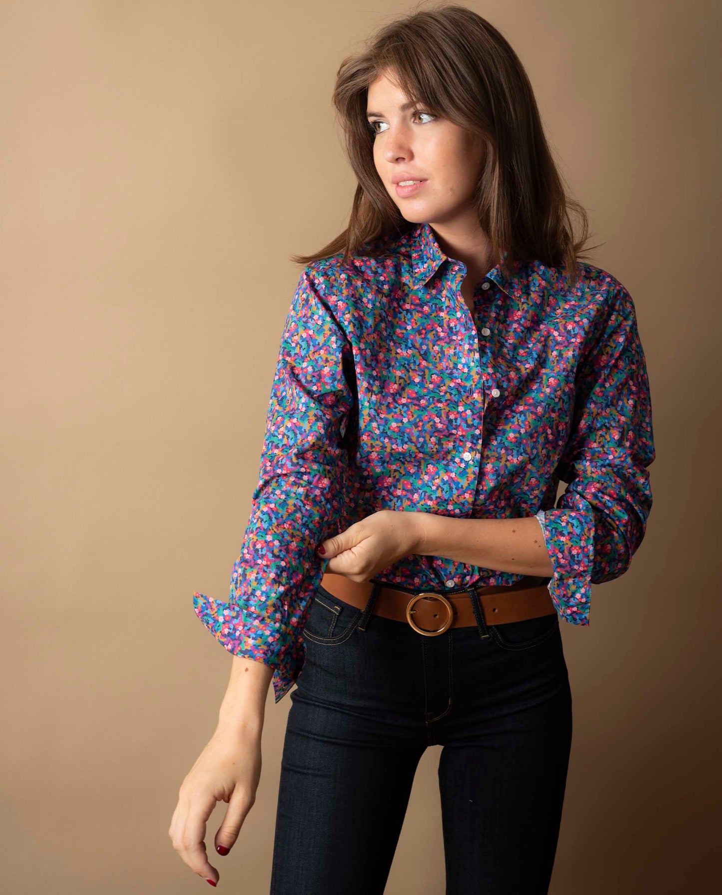 chemisier classique Liberty Liberty Adam Sapphire