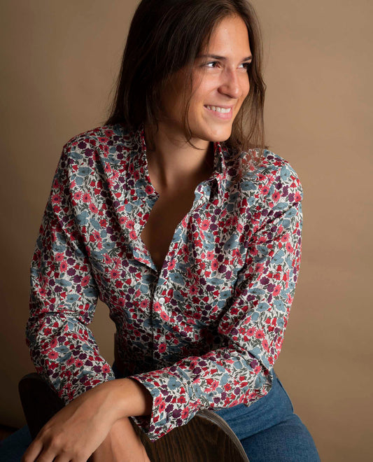 chemisier classique pli rond Liberty Liberty Poppy&Daisy