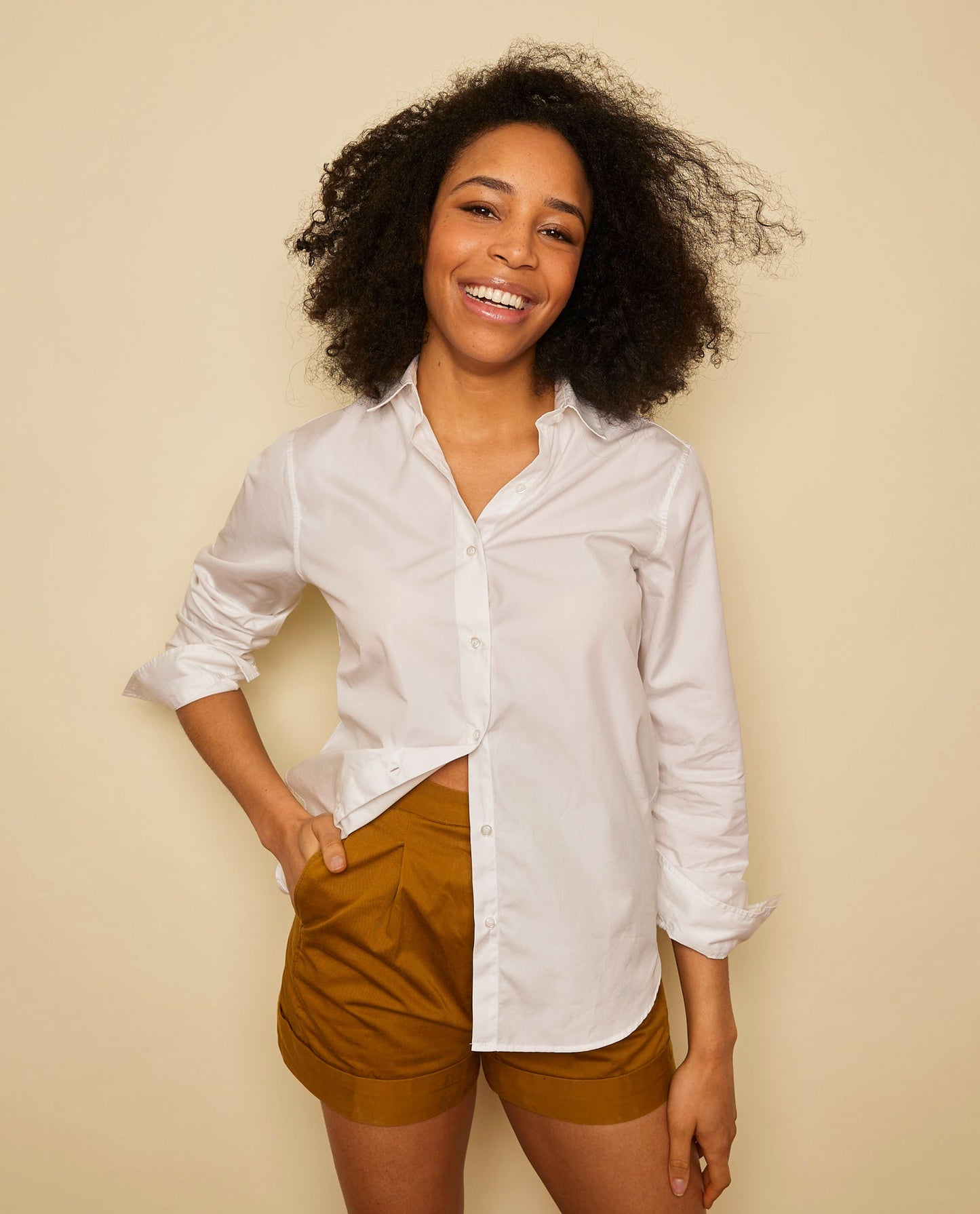 chemisier classique Blanc