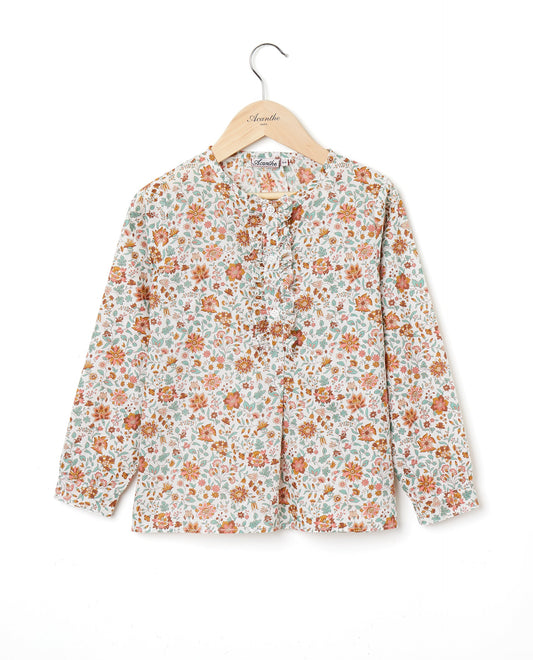 blouse ml volant Liberty Liberty Grace Emily Bell