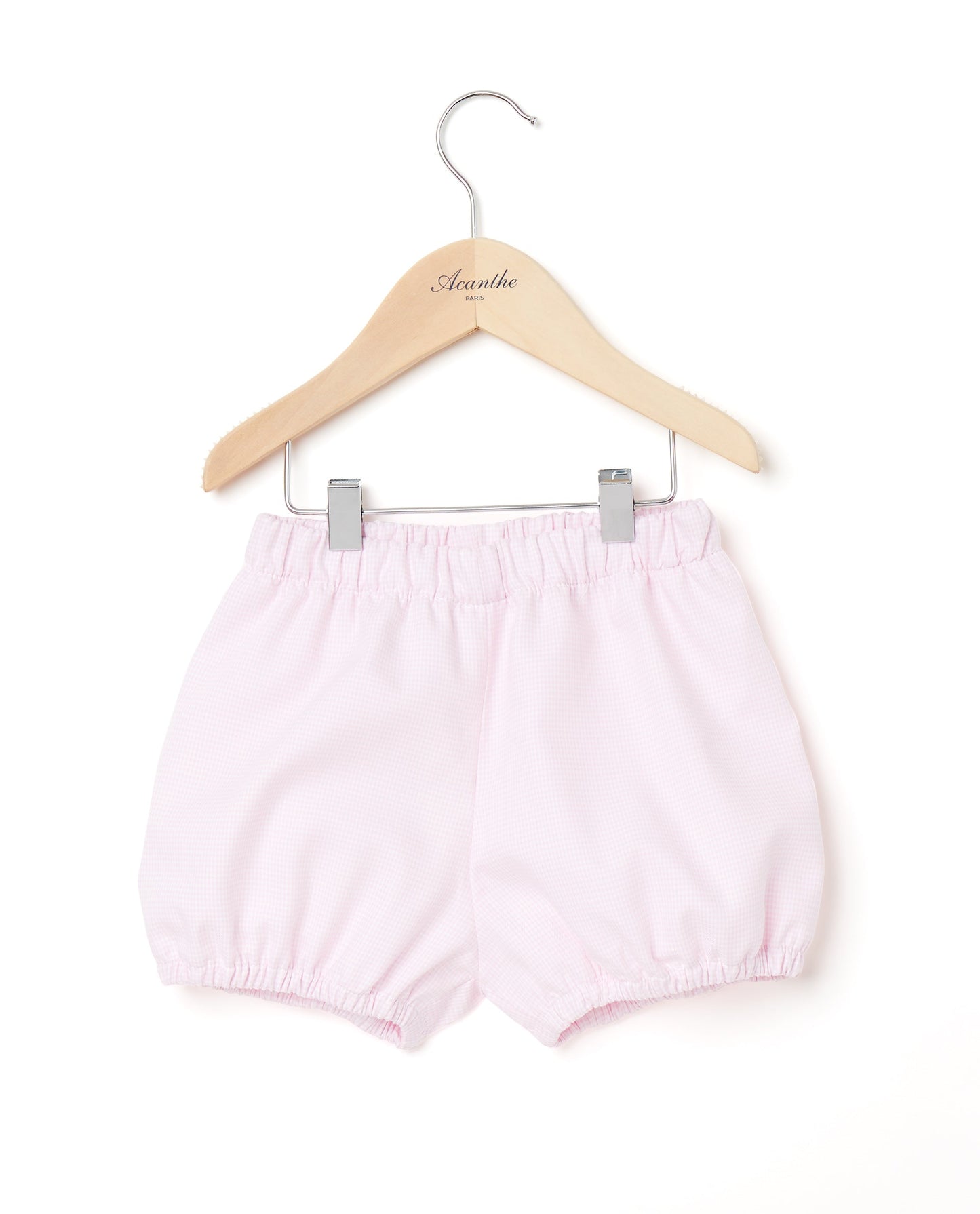 bloomer flanelle pied de poule rose