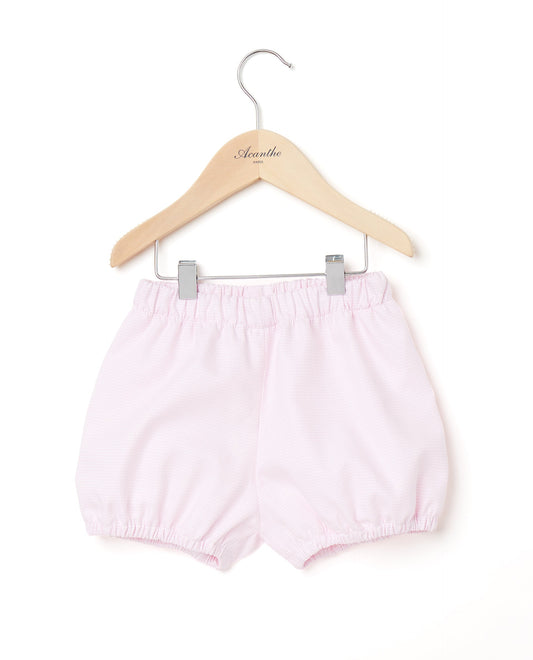 bloomer flanelle pied de poule rose