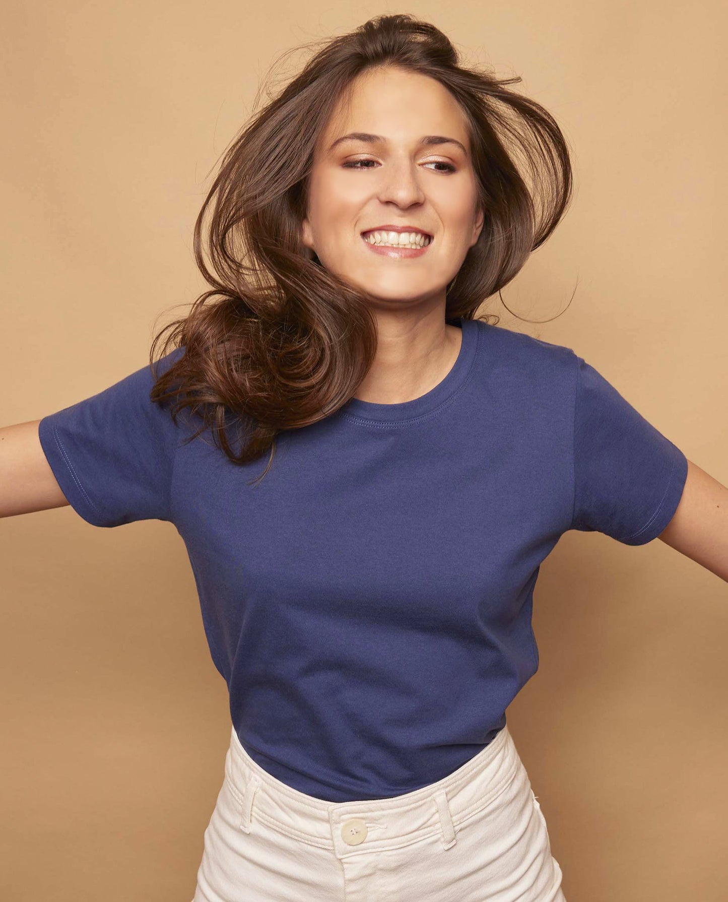 tee shirt col rond coton Fe