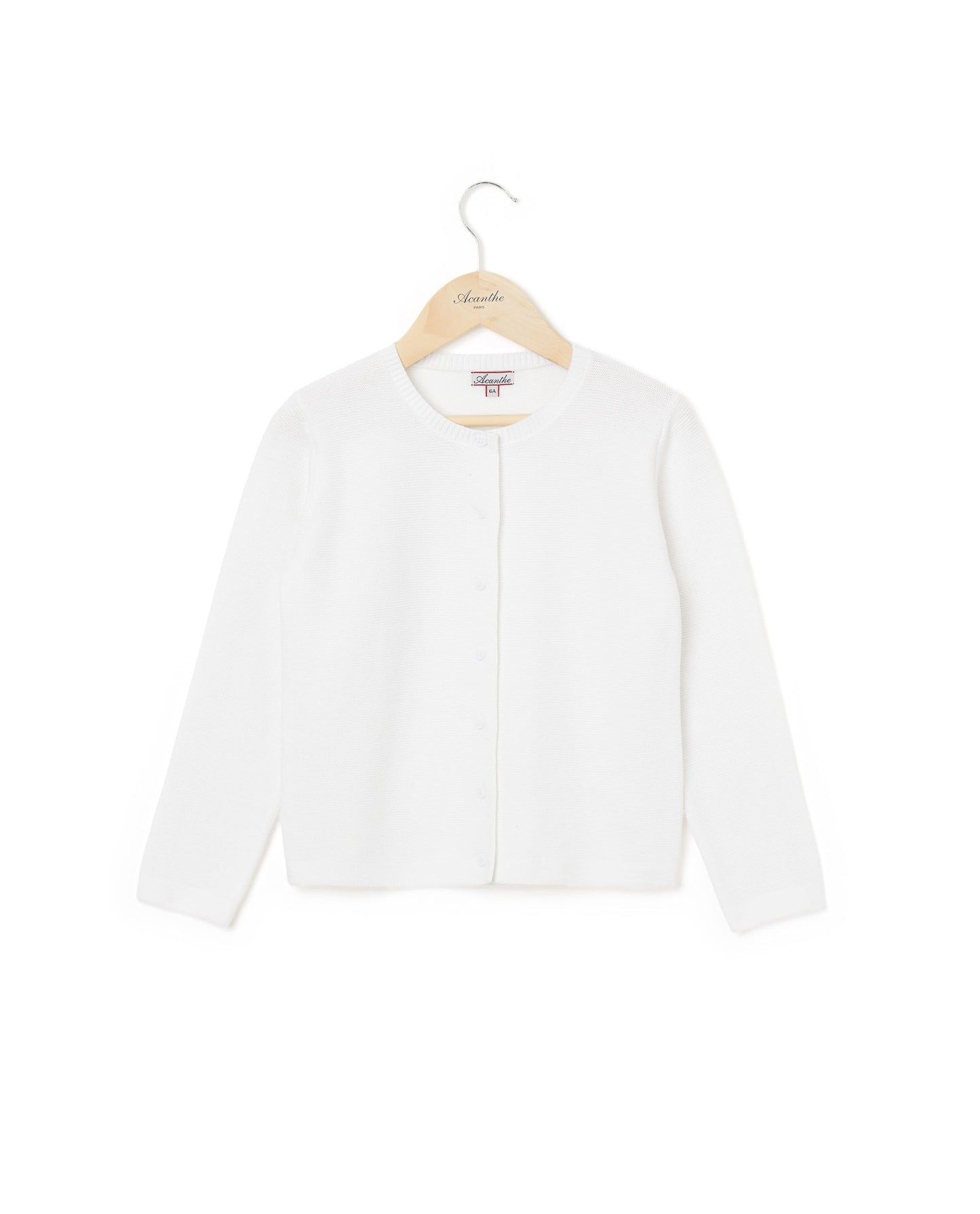 cardigan point mousse coton Fi