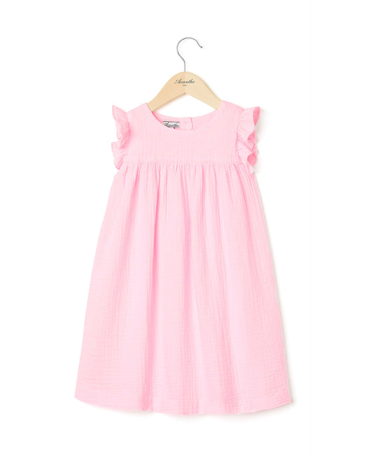 robe volants gaze de coton Fi