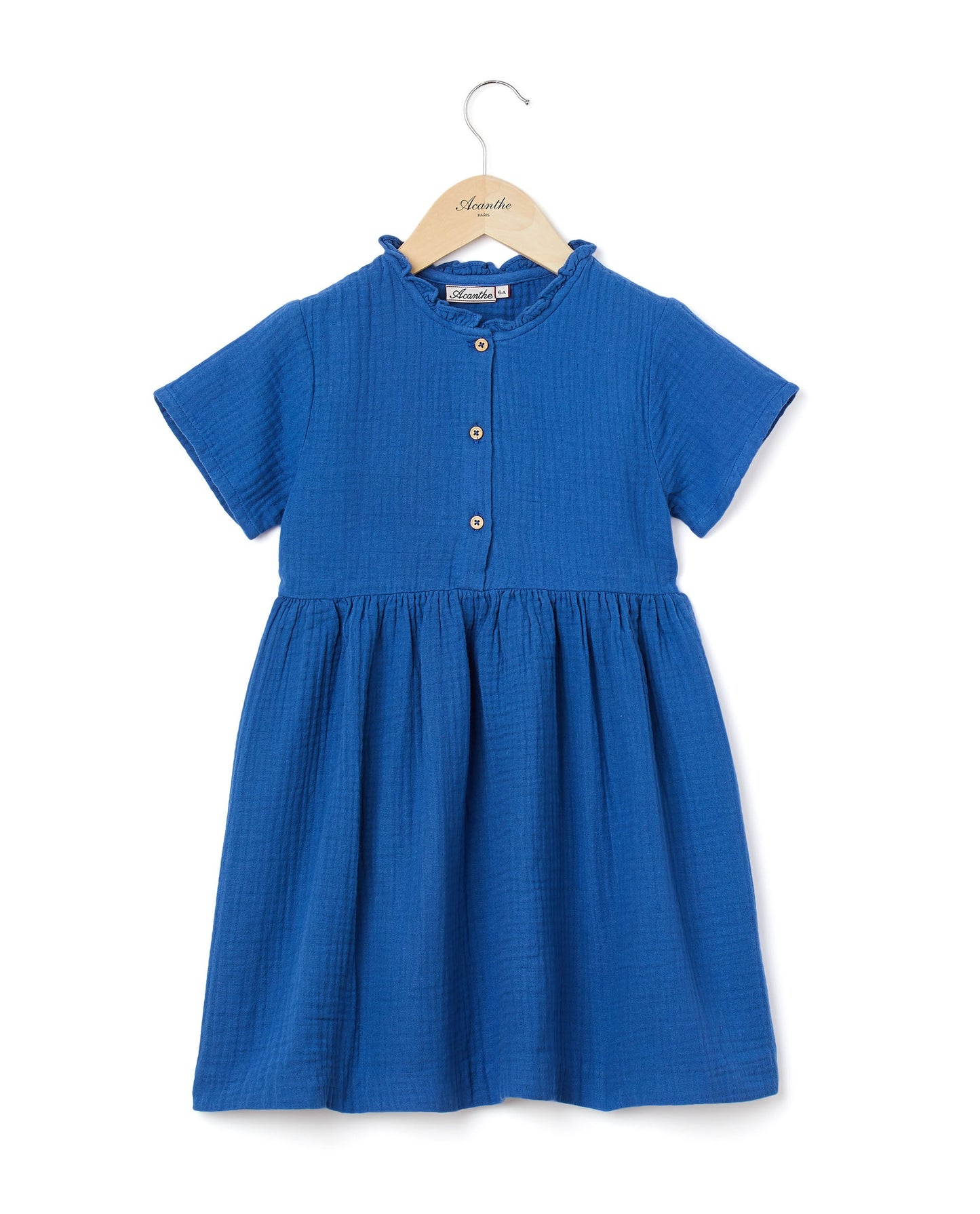 robe boutons gaze de coton Fi