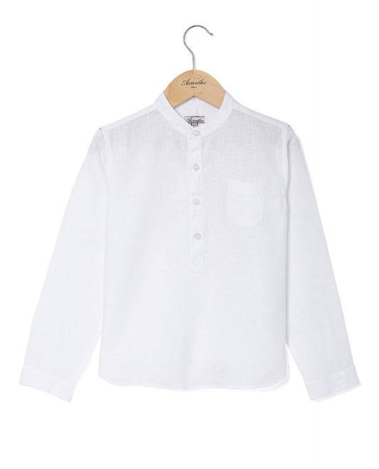 chemise col mao lin G