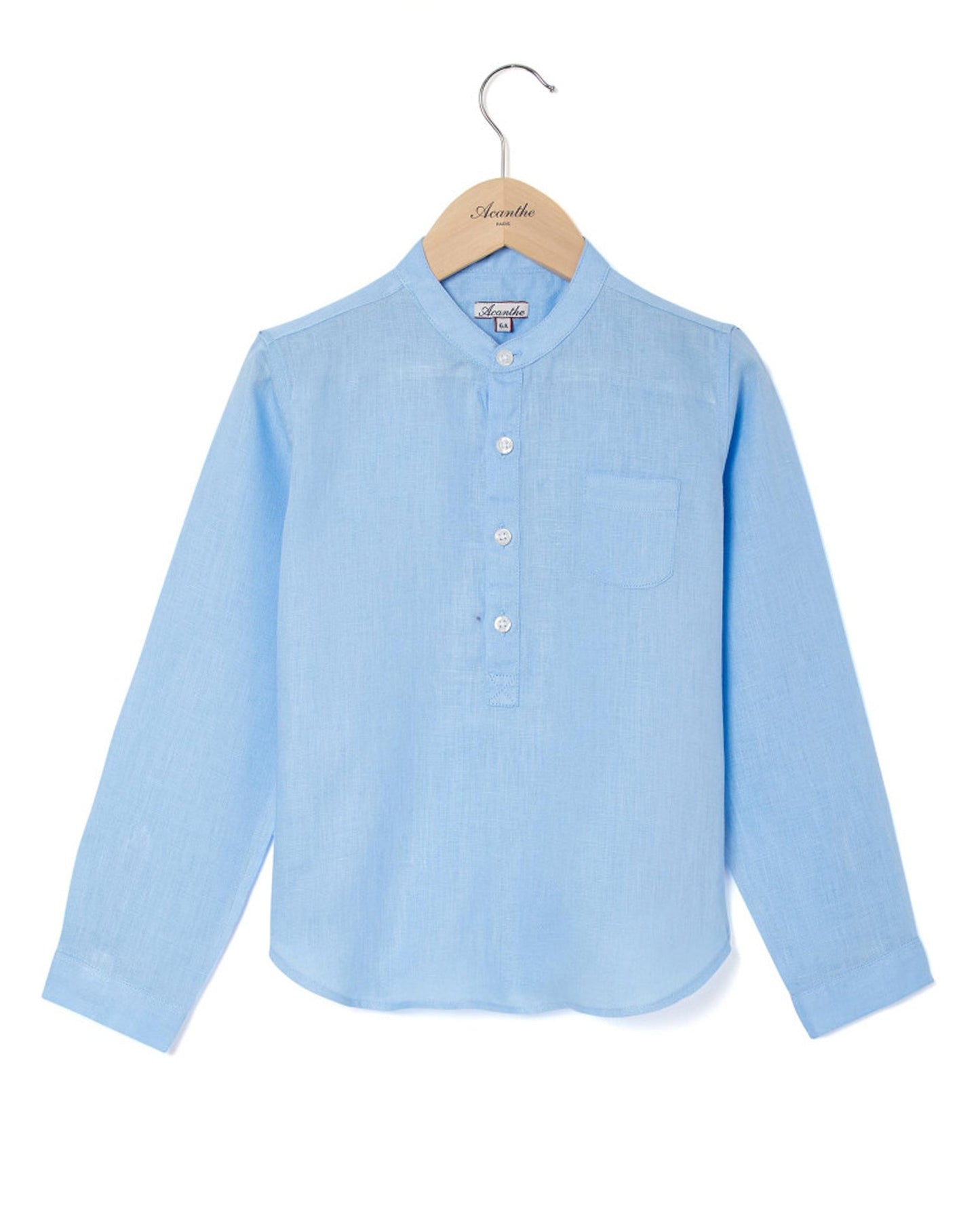 chemise col mao lin G