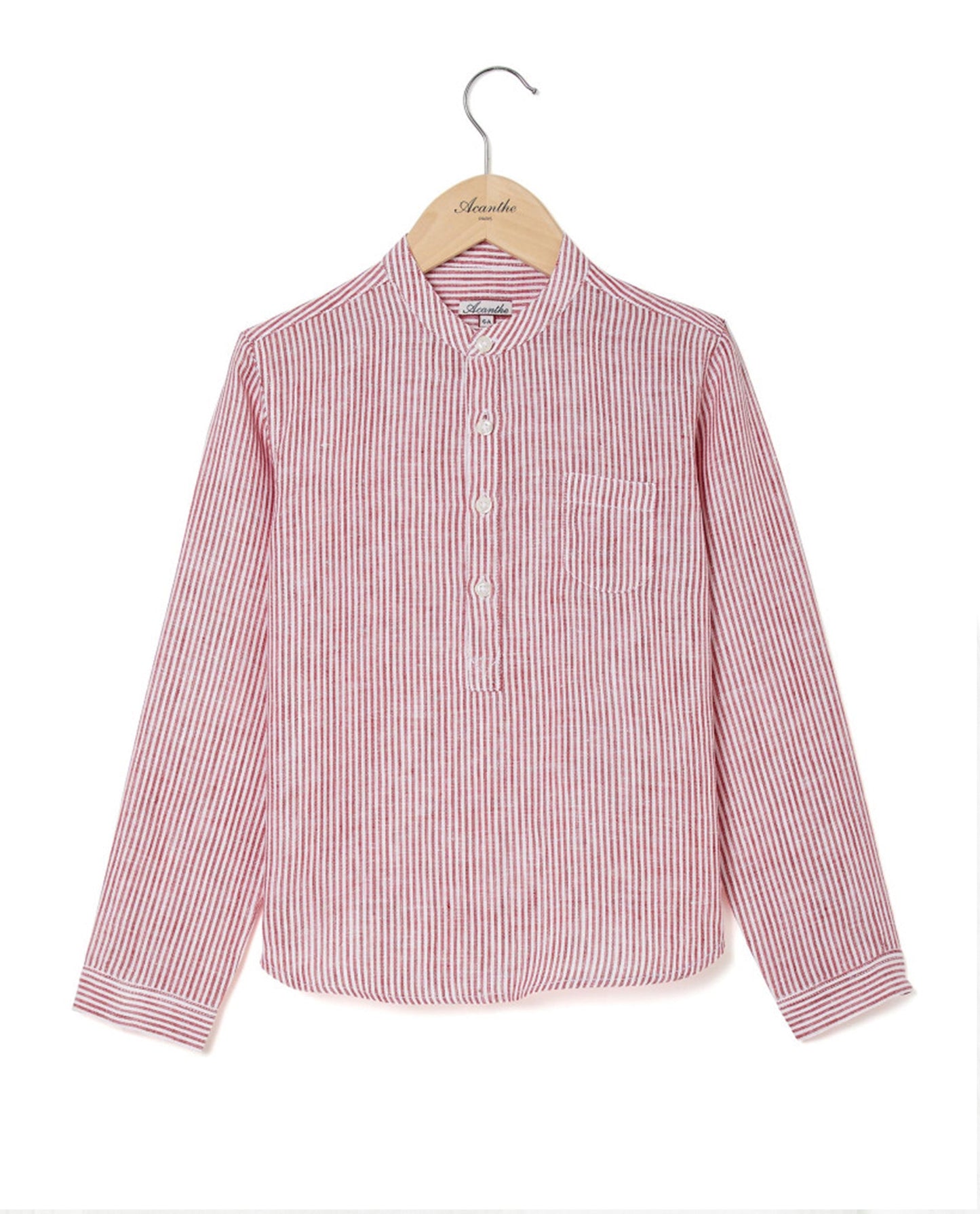 chemise col mao lin G