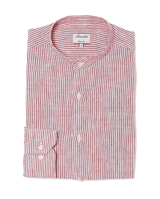 chemise col mao lin H