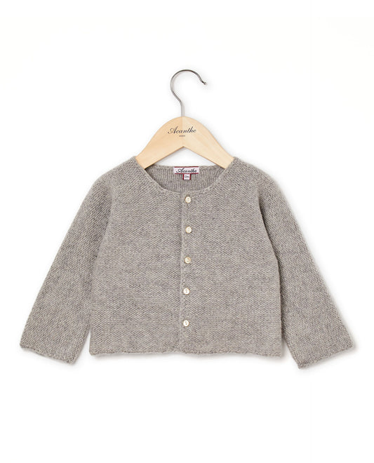 cardigan point mousse 100 lwl Gris