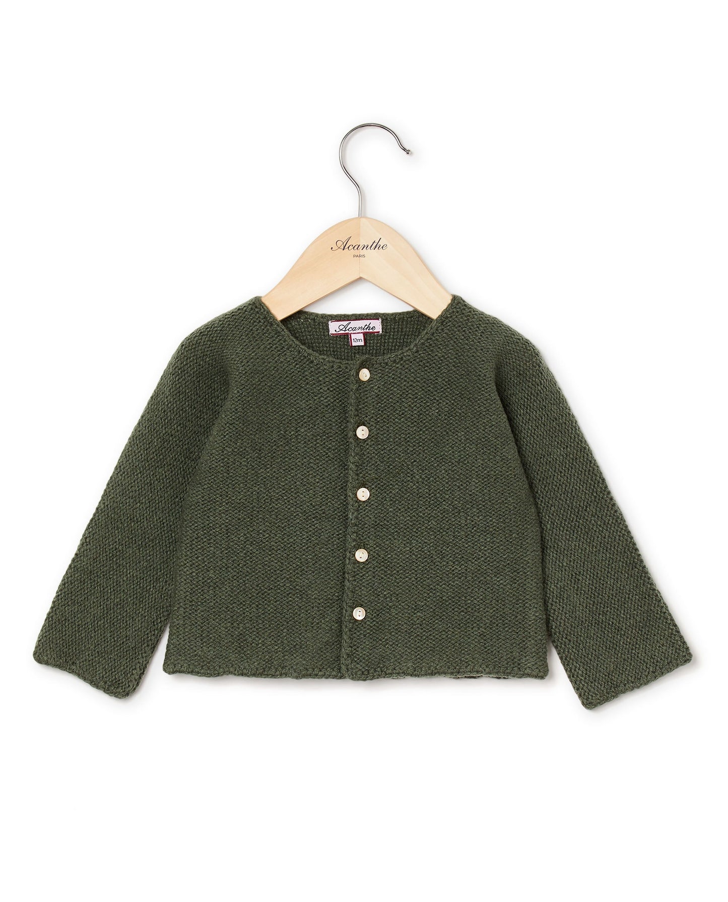 cardigan point mousse 100 lwl Kaki