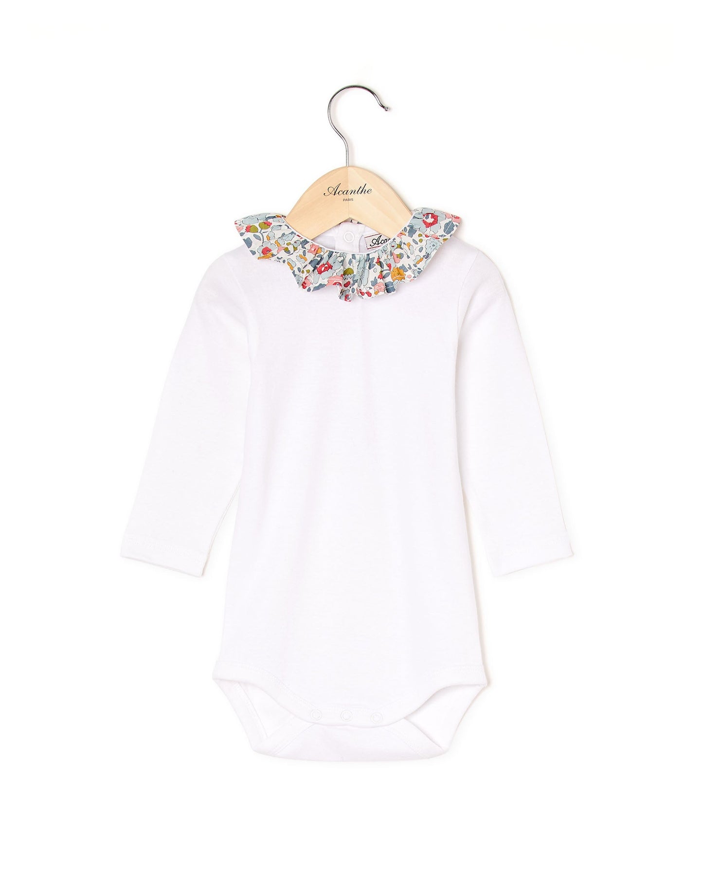 body col volanté Liberty ml blanc/Liberty Betsy