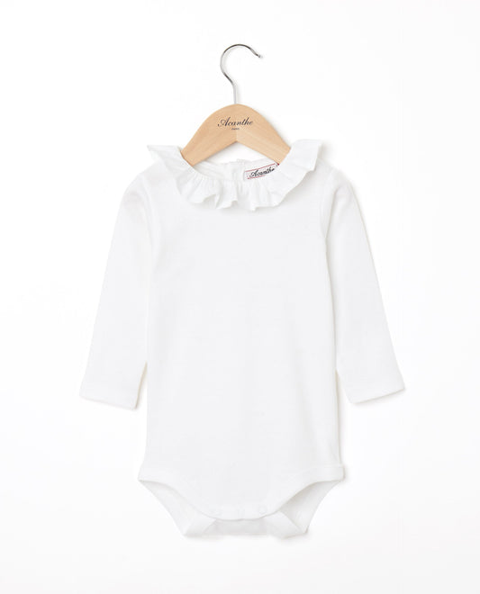 body col volanté ml Blanc