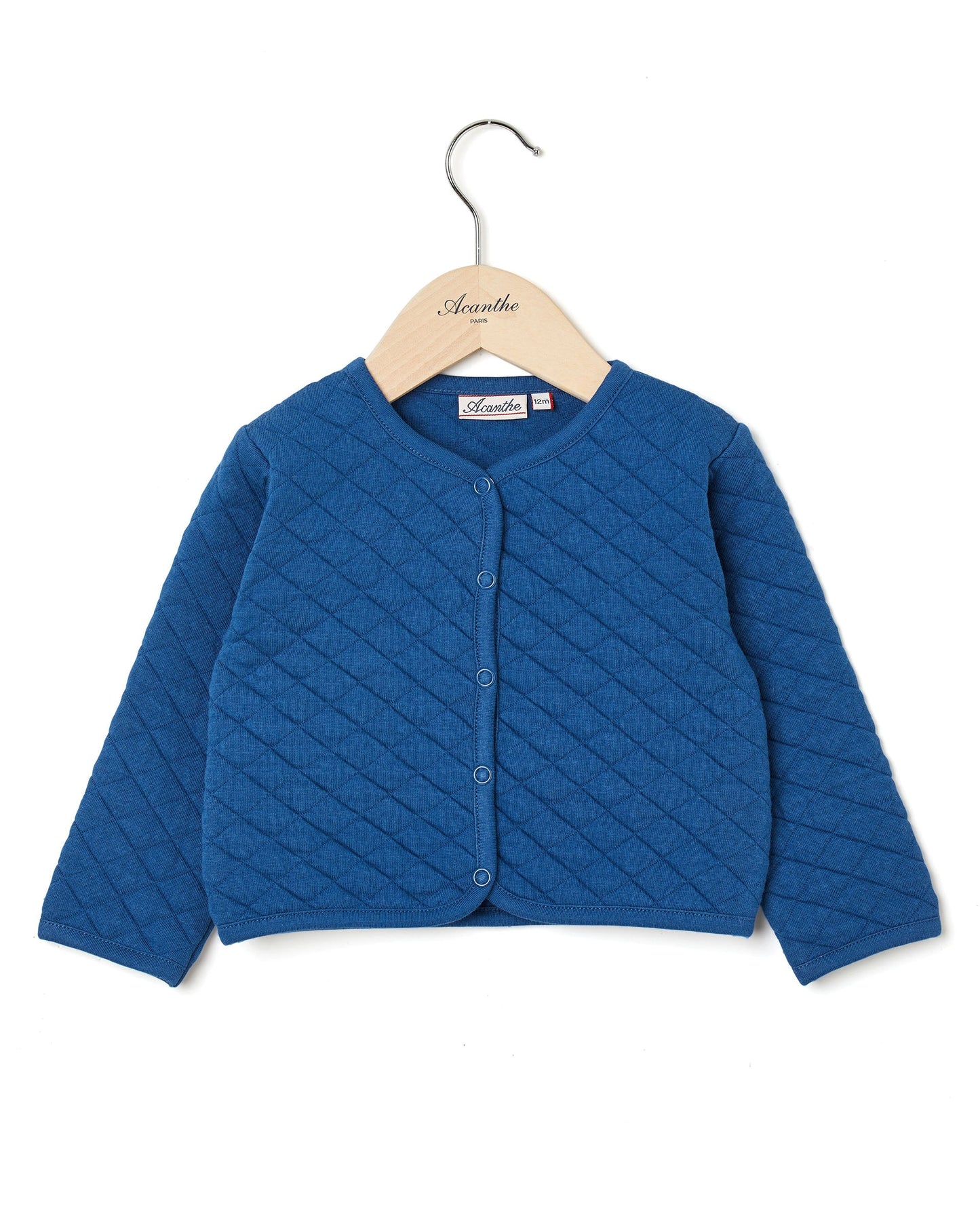 cardigan molletonné Bleu