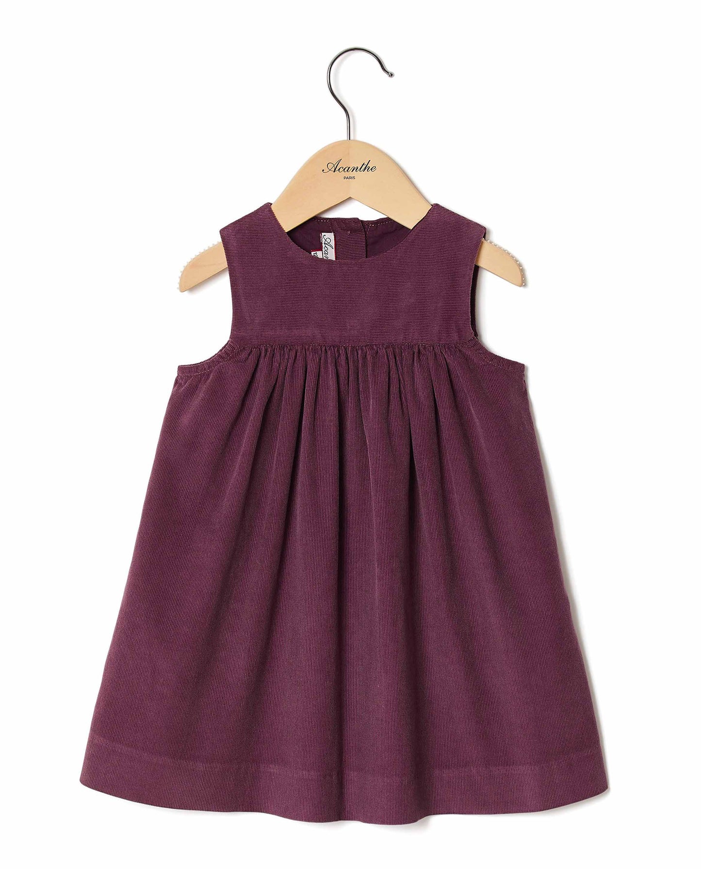 Rabe chasuble velours prune