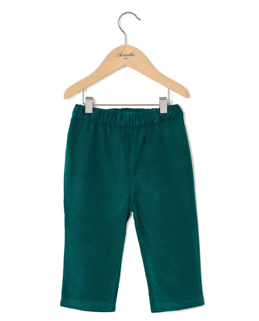 pantalon velours Vert