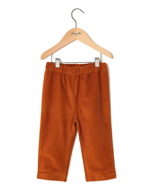 pantalon velours caramel