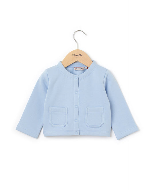Cardigan sweat ciel