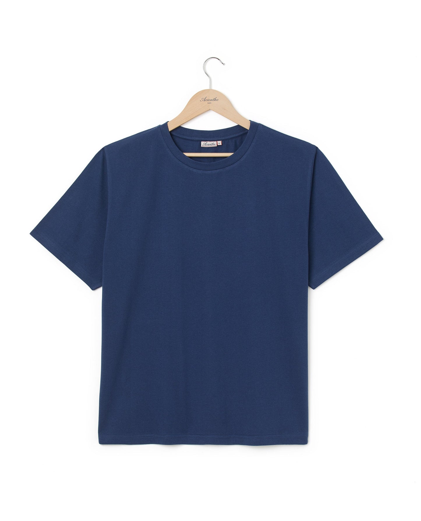 Tee shirt col rond marine