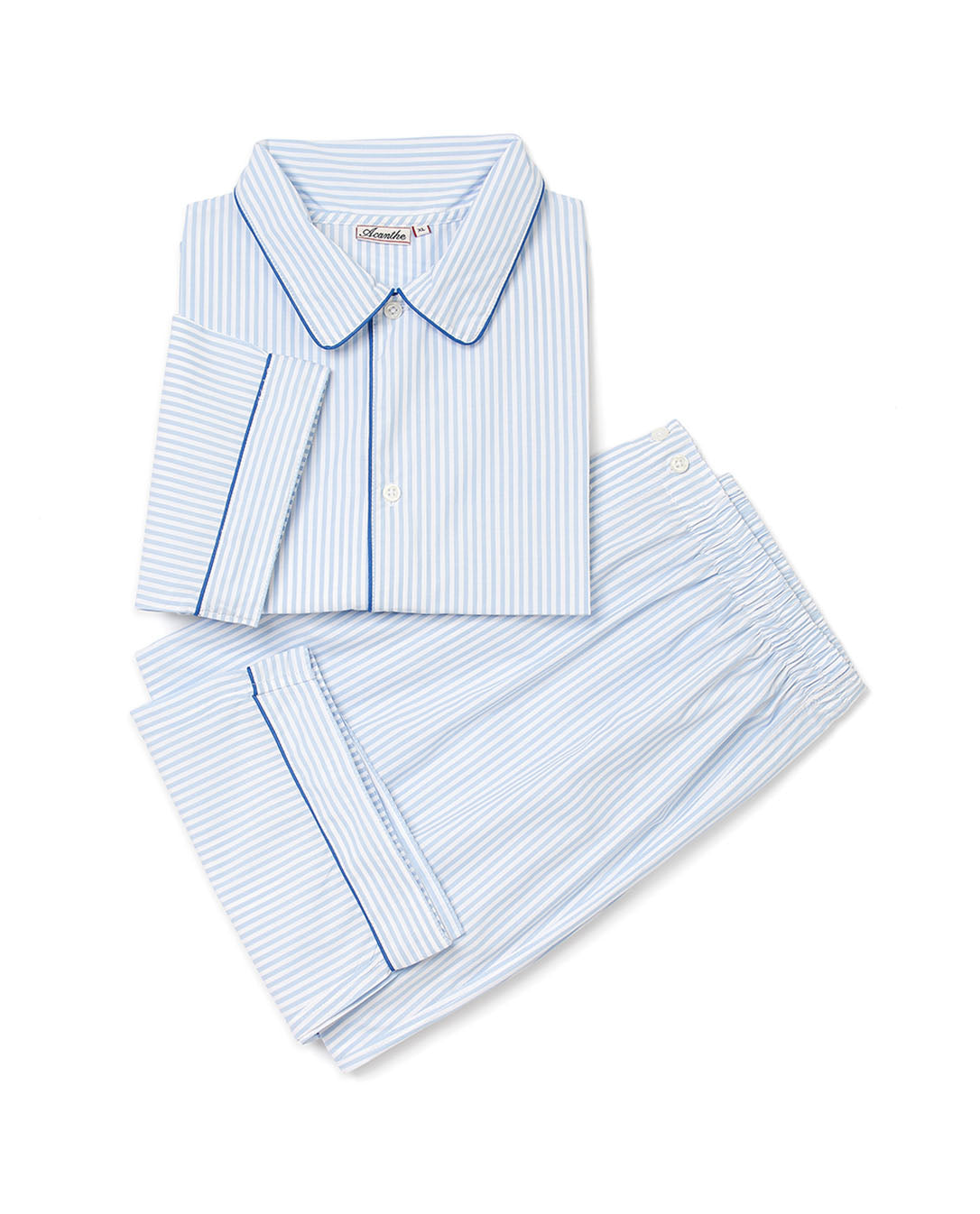 Pyjama long rayure ciel