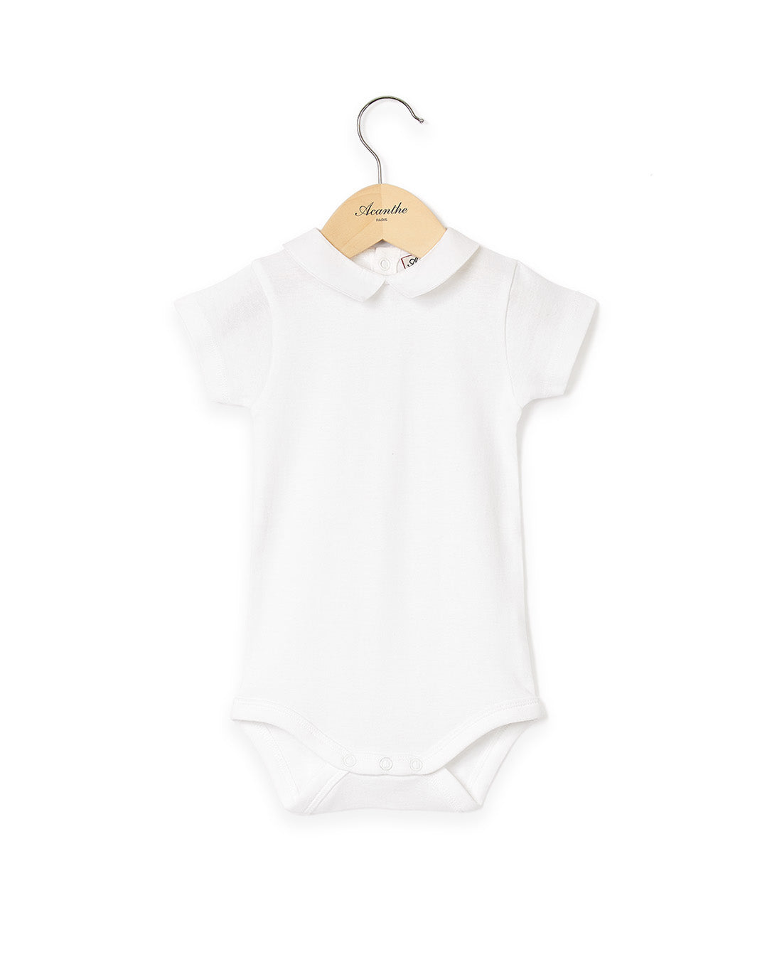 Body blanc col carré blanc