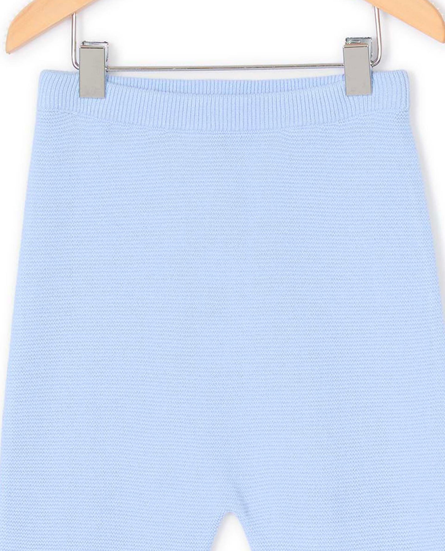 Pantalon point mousse avec pieds ciel