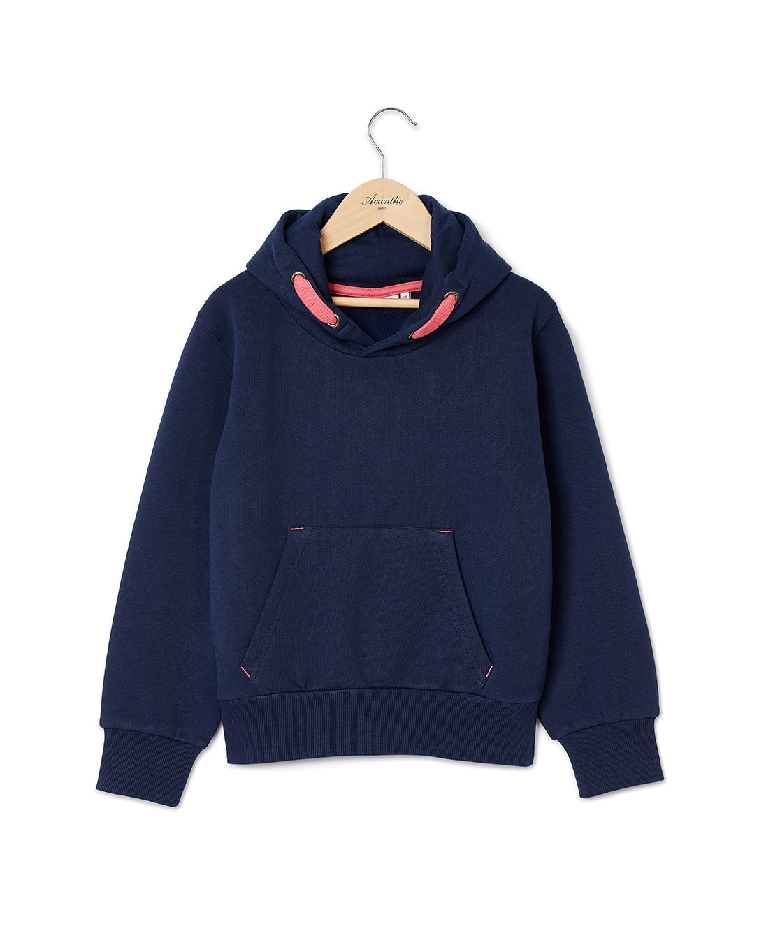 Sweat à capuche marine