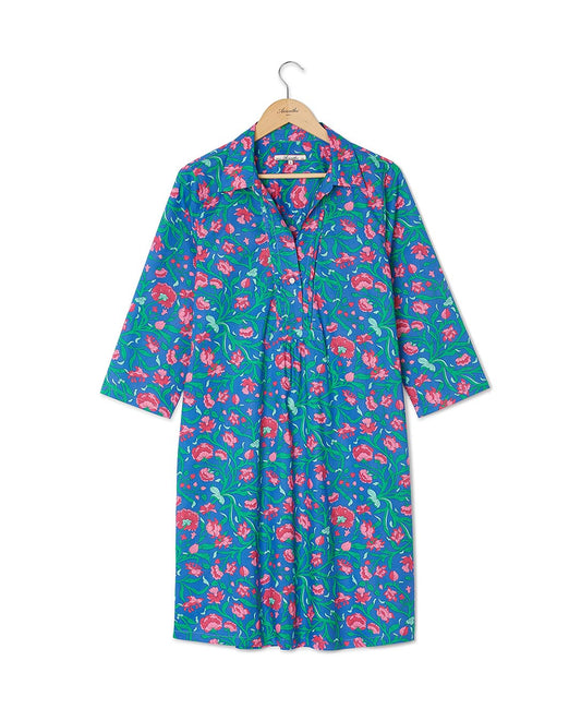 Robe V croisé en tissu Liberty Columbia Road