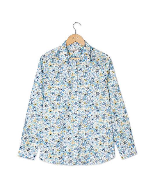 Chemisier classique pli rond en tissu Liberty Dreams of Summer