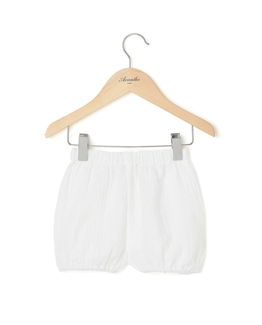 Bloomer gaze coton blanc