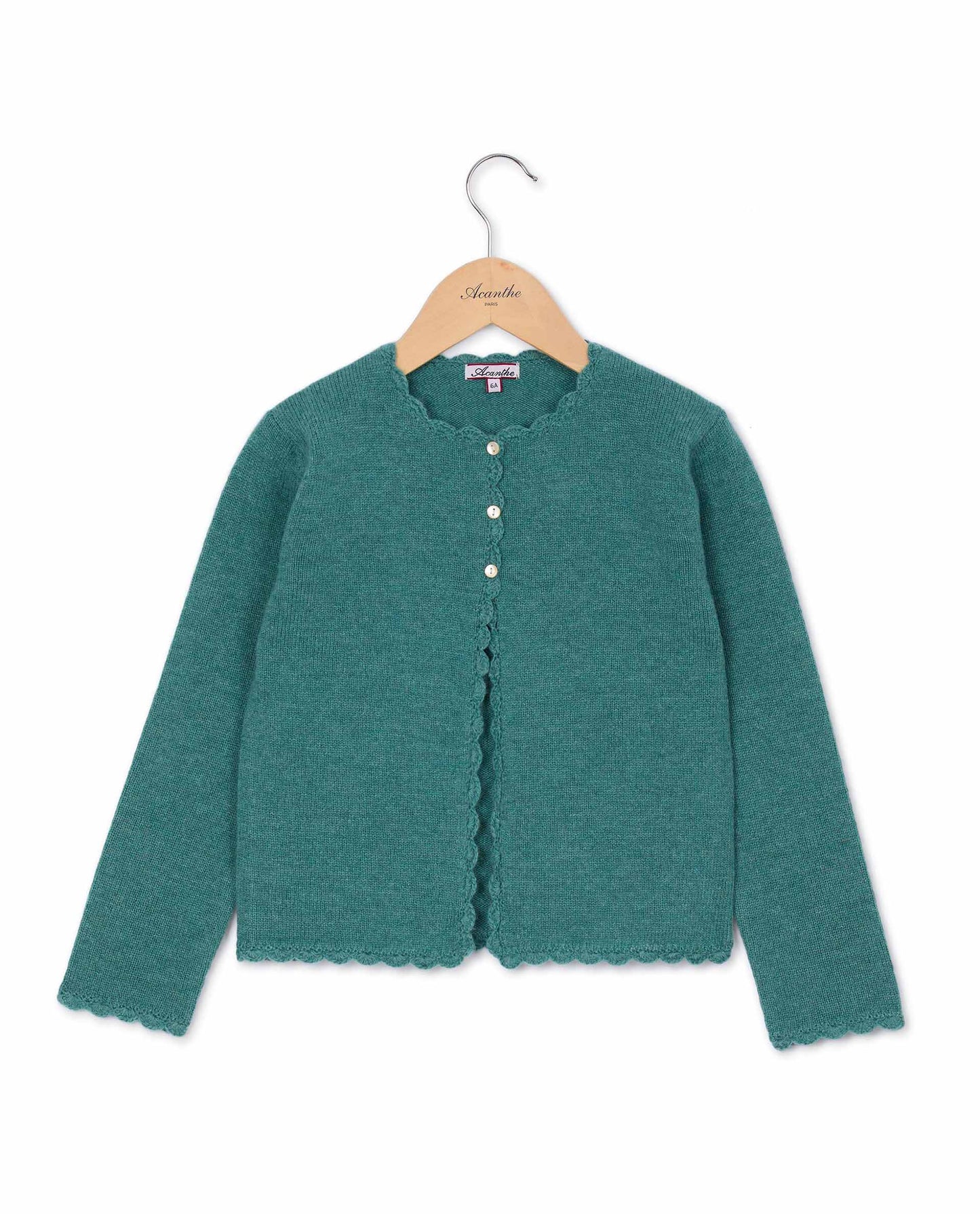 cardigan crochet 100 lwl Vert