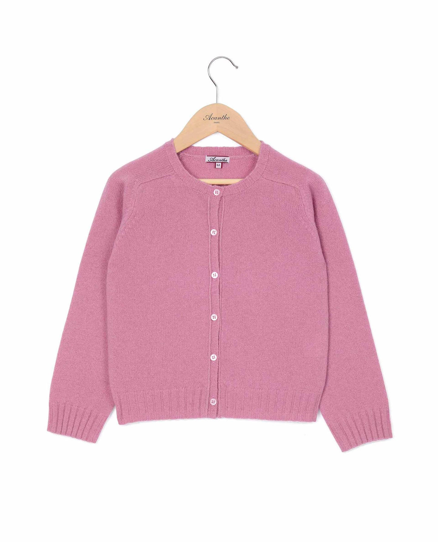cardigan manches marteau 100 lwl Rose