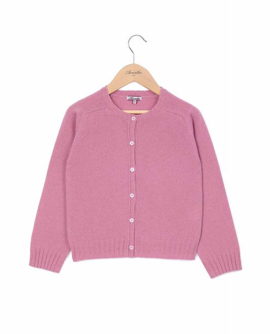 cardigan manches marteau 100 lwl Rose