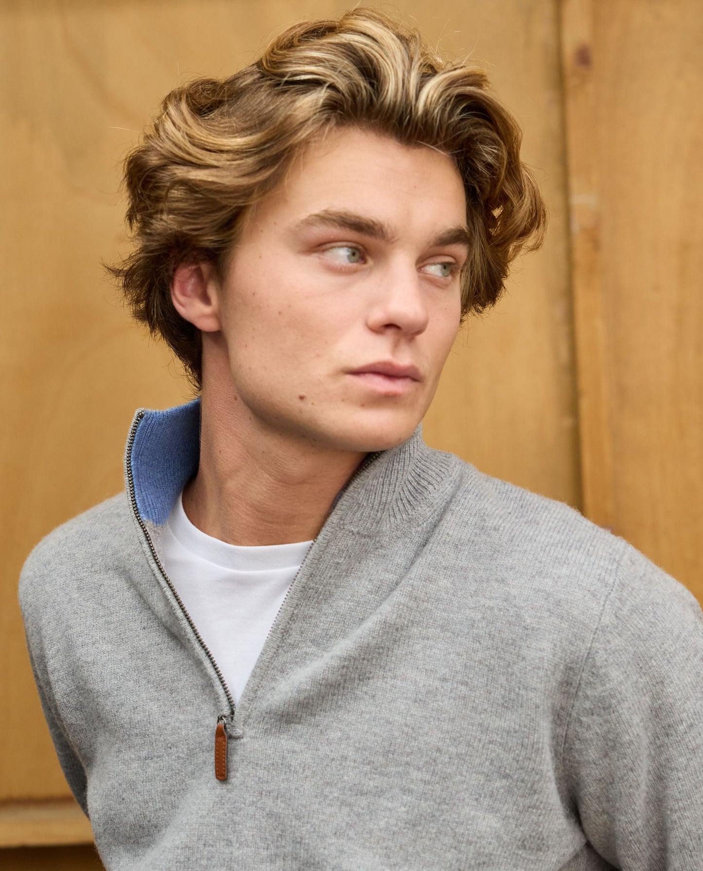 pull zip camionneur 100 lwl Gris