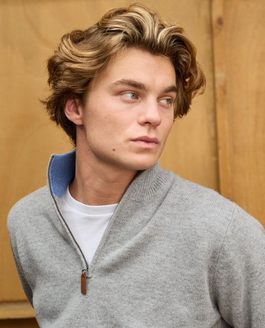 pull zip camionneur 100 lwl Gris