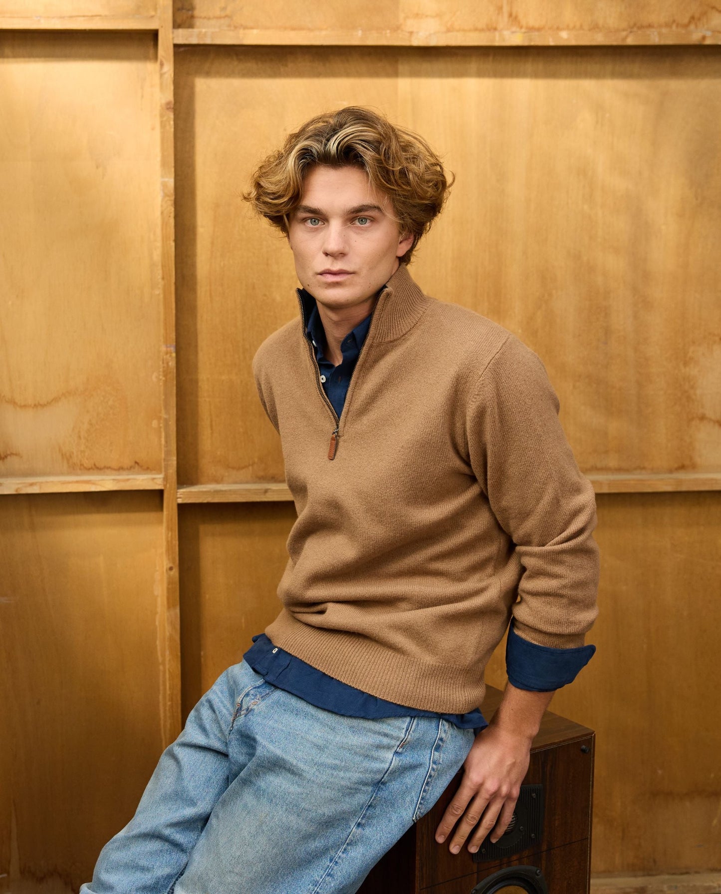 pull zip camionneur 100 lwl camel