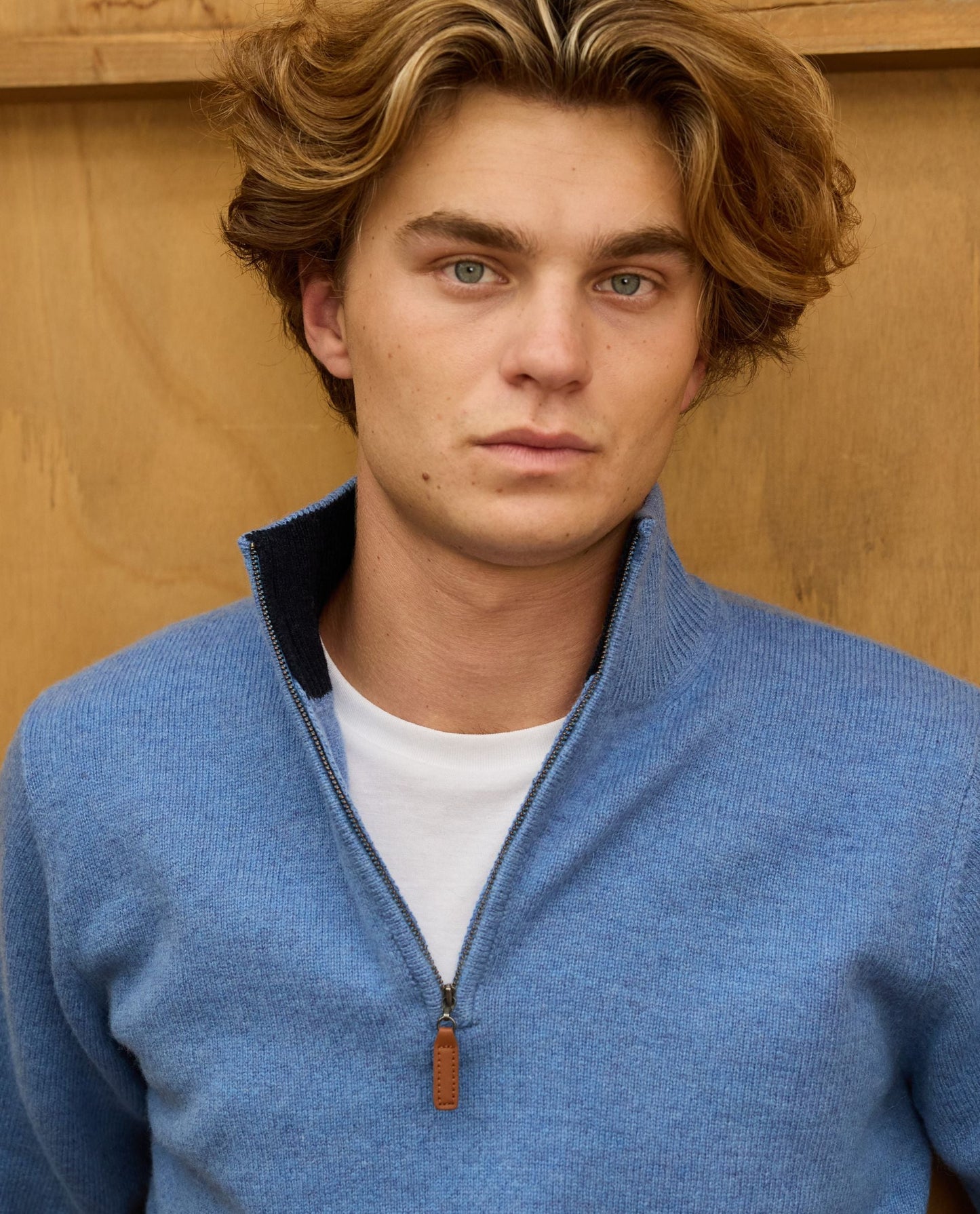 pull zip camionneur 100 lwl Bleu