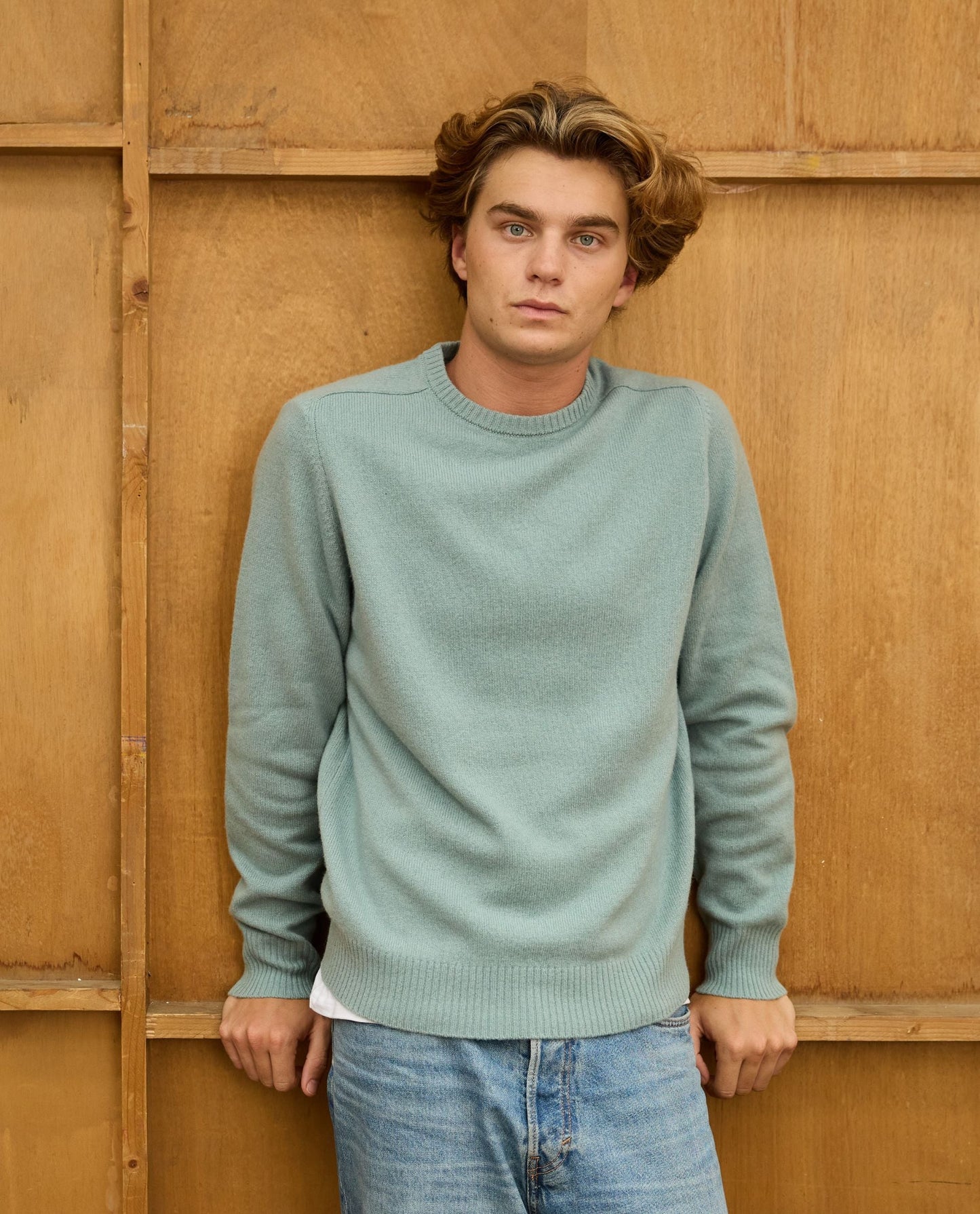 pull col rond 100 lwl vert d'eau