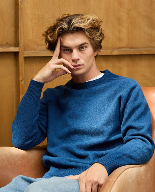 pull col rond 100 lwl marine clair