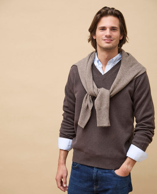 pull col V 100 lwl Marron